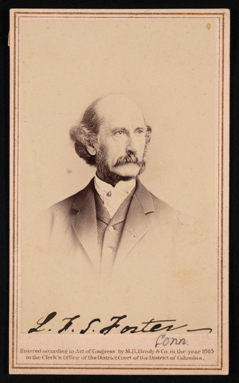 Retrato de LaFayette Sabine Foster 1806-1880, antes de 1869 de Brady