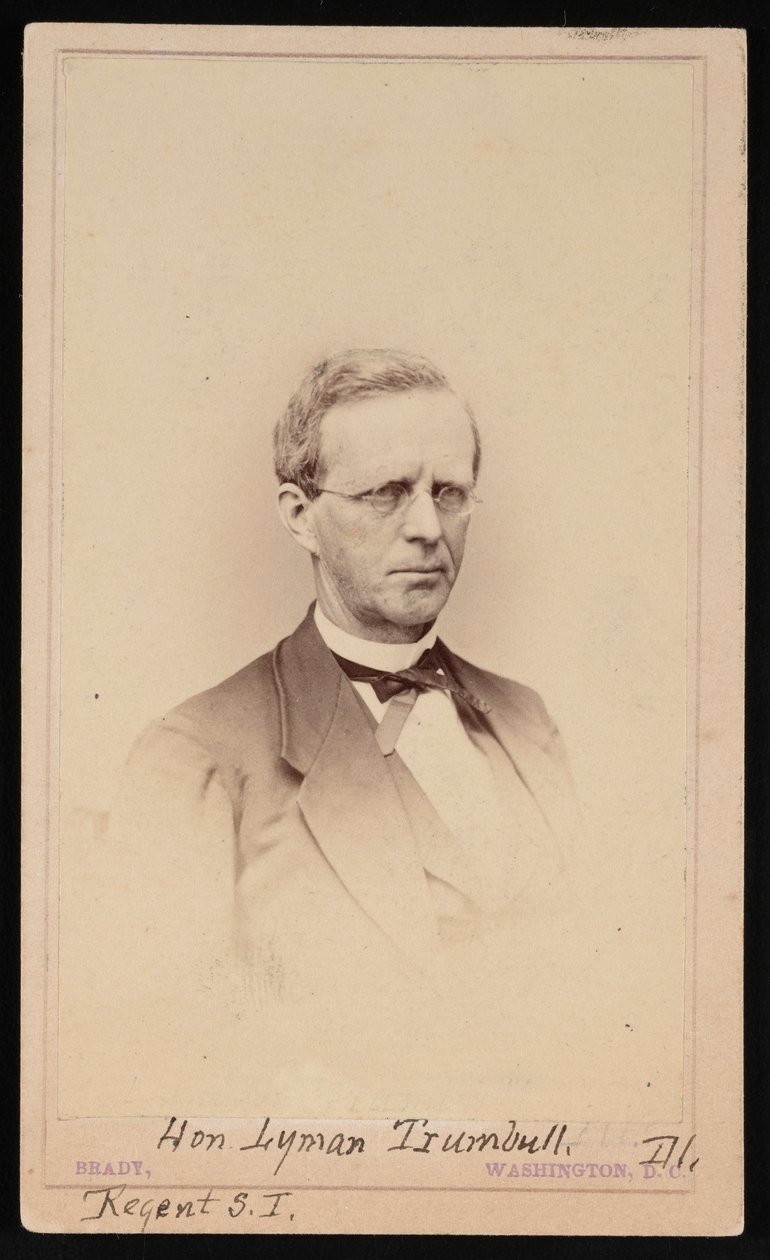 Retrato de Lyman Trumbull 1813-1896, entre 1862 y 1869 de Brady