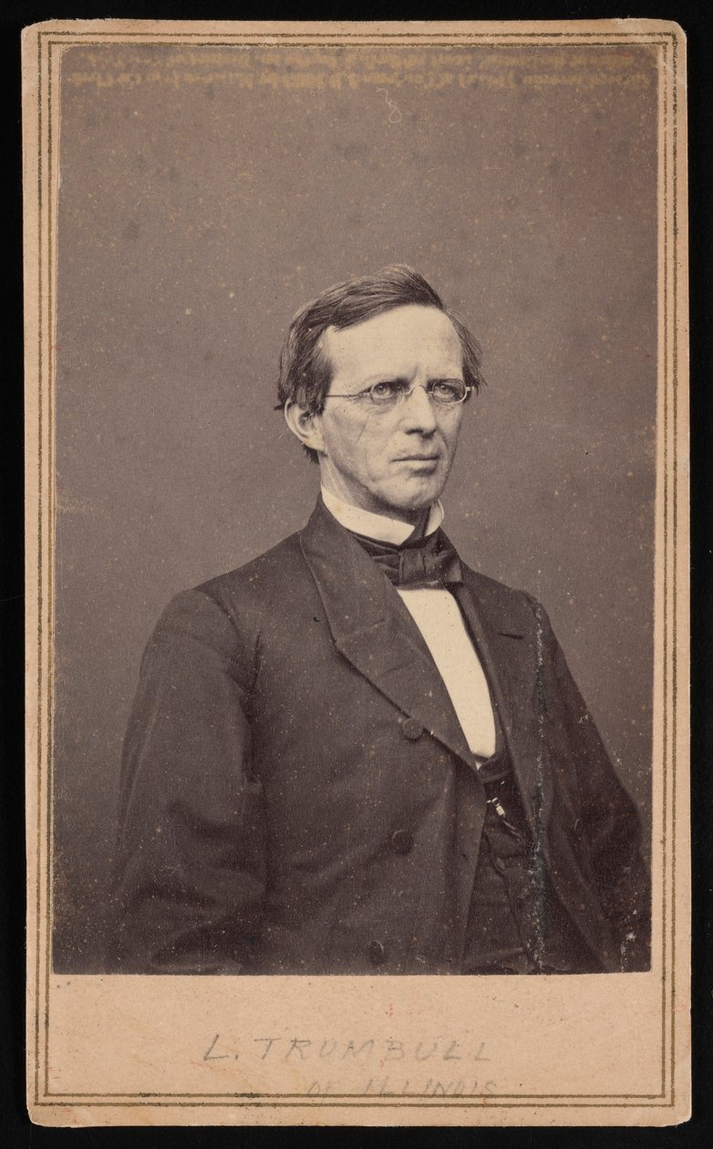 Retrato de Lyman Trumbull 1813-1896, Entre 1864 y 1868 de Brady