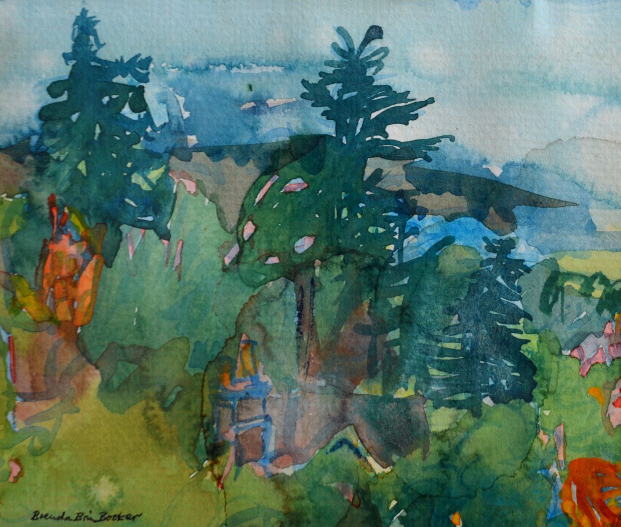 Vista de los tejados de Brenda Brin Booker