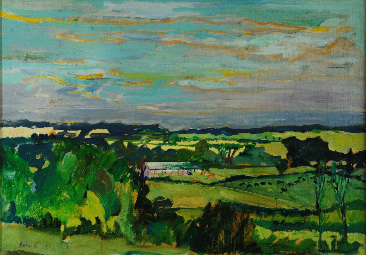 A través del Valle, Bedfordshire, 1973 de Brenda Brin Booker