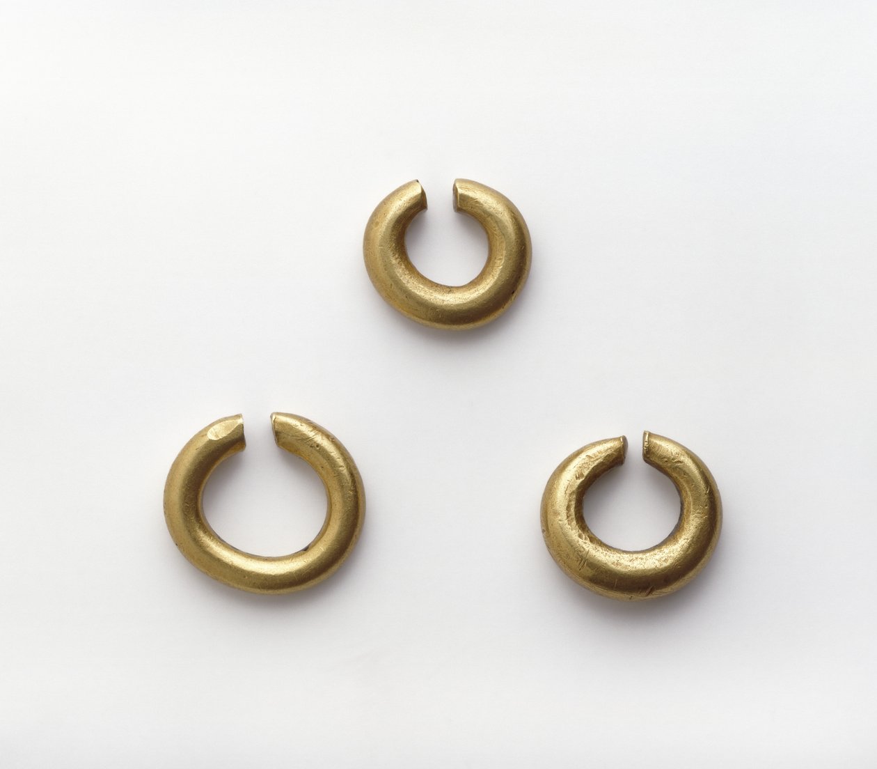 Anillos penanulares de oro de British Late Bronze Age