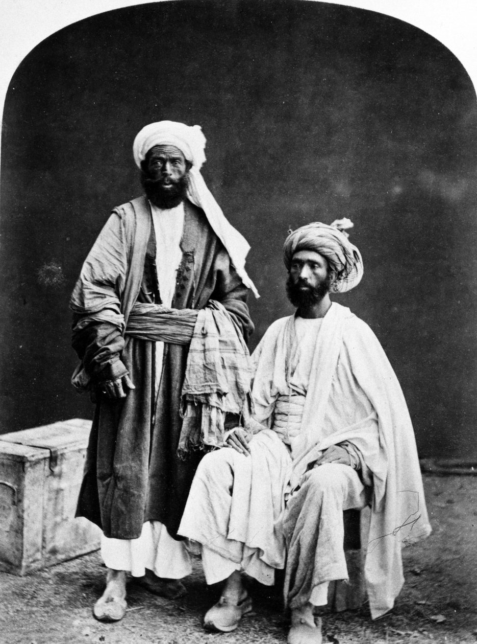 Comerciantes afganos, c.1860s-70s de British Photographer