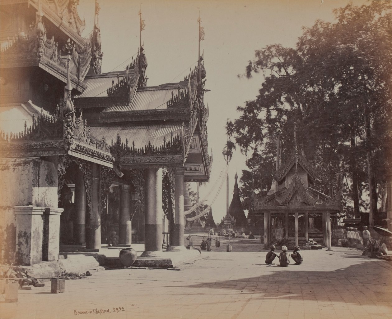 Corte en el Palacio, Mandalay de British Photographer
