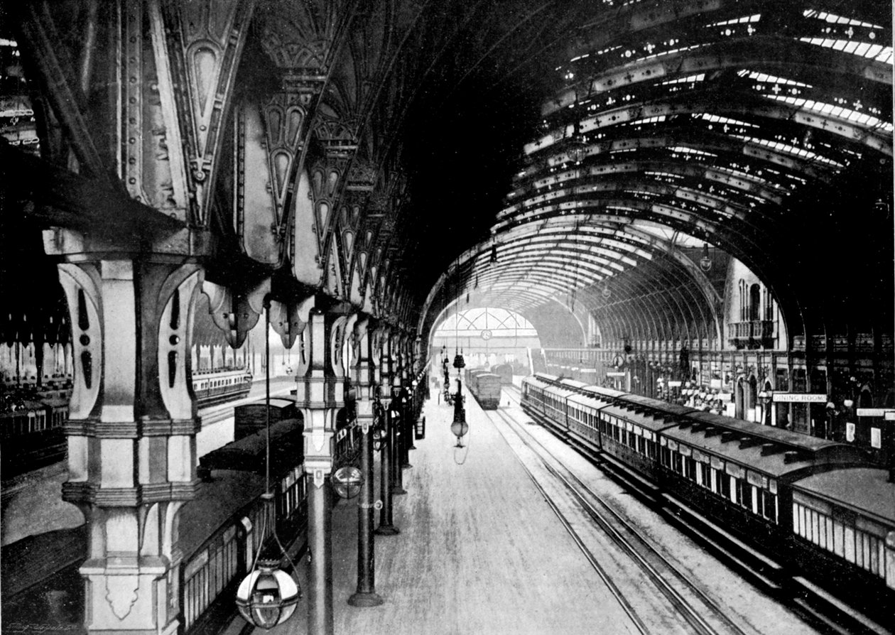 Estación de Paddington, Londres, 1890 de British Photographer