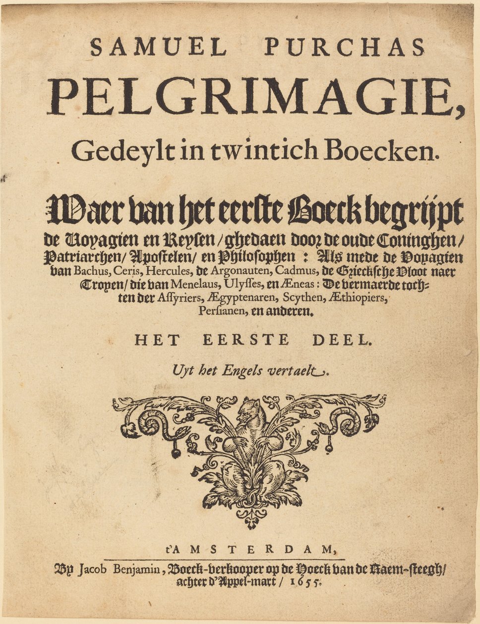 Página de Título de British 17th Century