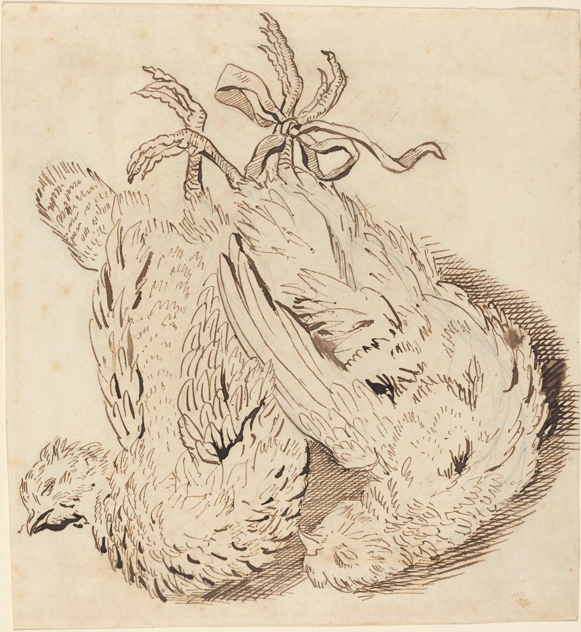 Dos Pollos Muertos de British 18th Century