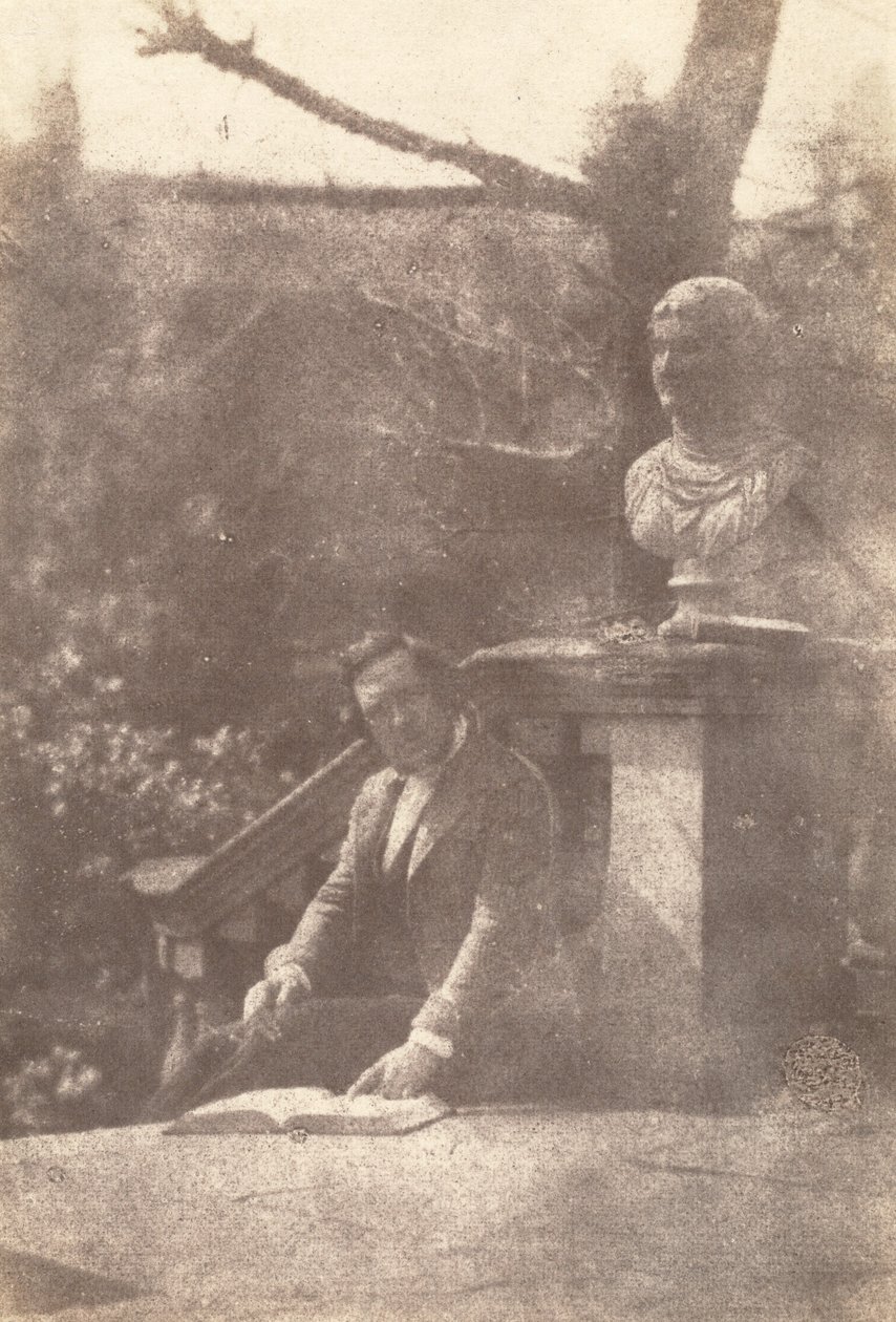 Retrato de hombre,década de 1840 (foto) de British Photographer