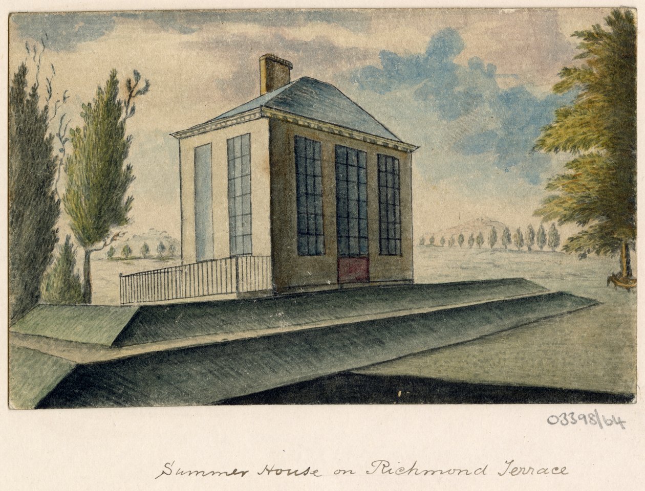 Serie de bocetos, vistas en Gran Bretaña, el continente y América 1772-1778 (acuarela) de British School