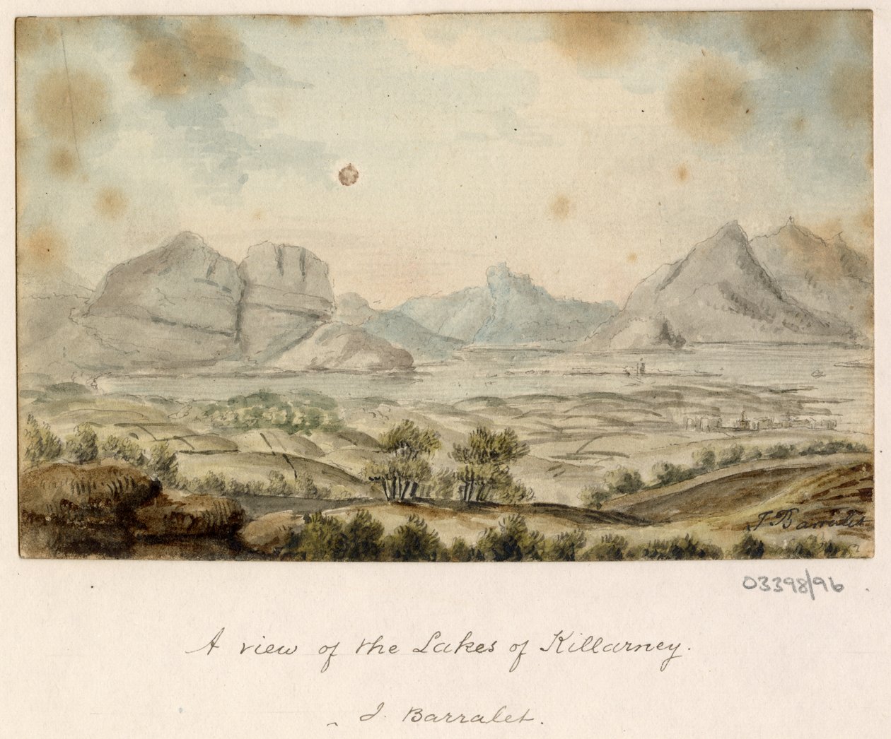 Serie de bocetos, vistas en Gran Bretaña, el continente y América 1772-1778 (acuarela) de British School