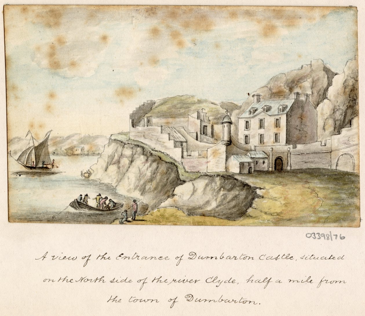 Serie de bocetos, vistas en Gran Bretaña, el continente y América 1772-1778 (acuarela) de British School