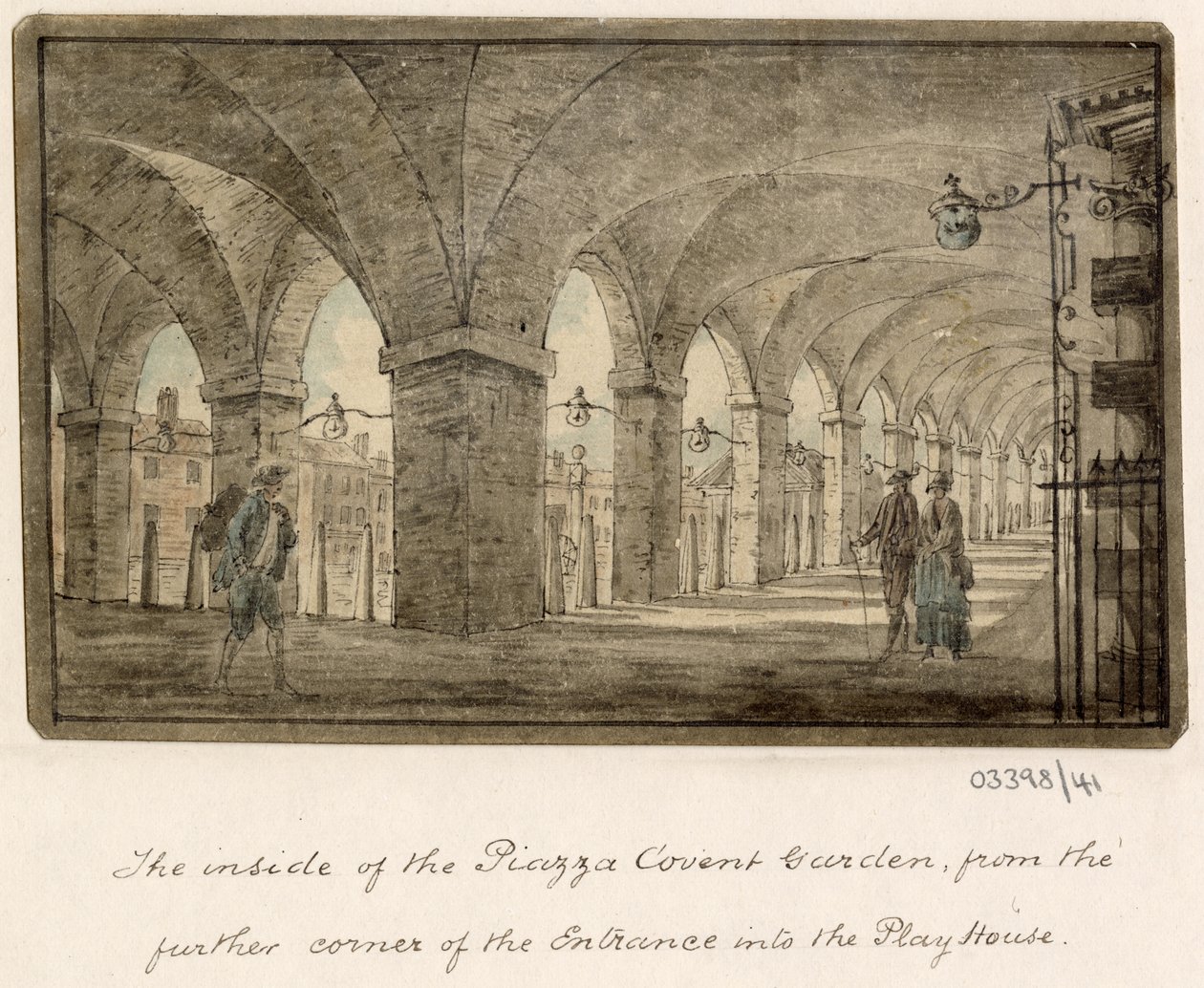 Serie de bocetos, vistas en Gran Bretaña, el continente y América 1772-1778 (acuarela) de British School