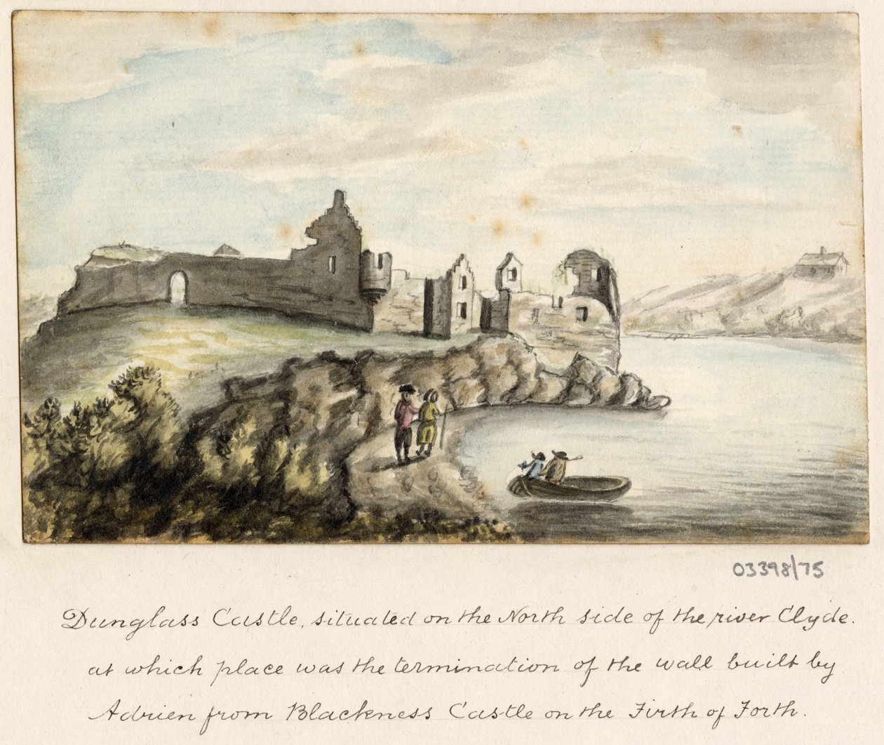 Serie de bocetos, vistas en Gran Bretaña, el continente y América 1772-1778 (acuarela) de British School