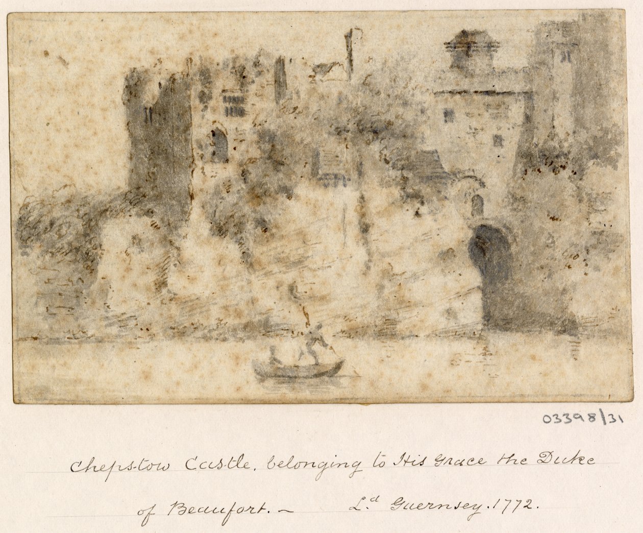Serie de bocetos, vistas en Gran Bretaña, el continente y América 1772-1778 (acuarela) de British School