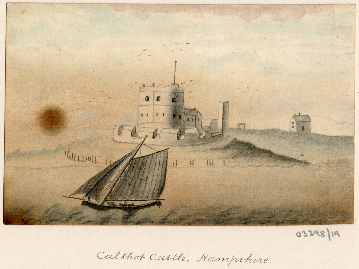 Serie de bocetos, vistas en Gran Bretaña, el continente y América 1772-1778 (acuarela) de British School