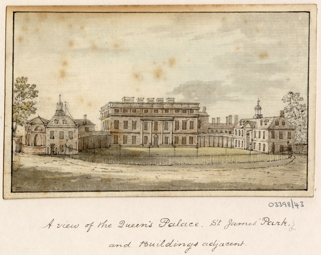 Serie de bocetos, vistas en Gran Bretaña, el continente y América 1772-1778 (acuarela) de British School