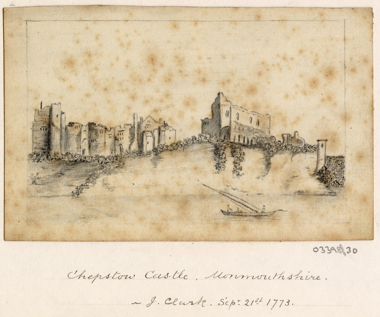 Serie de bocetos, vistas en Gran Bretaña, el continente y América 1772-1778 (acuarela) de British School
