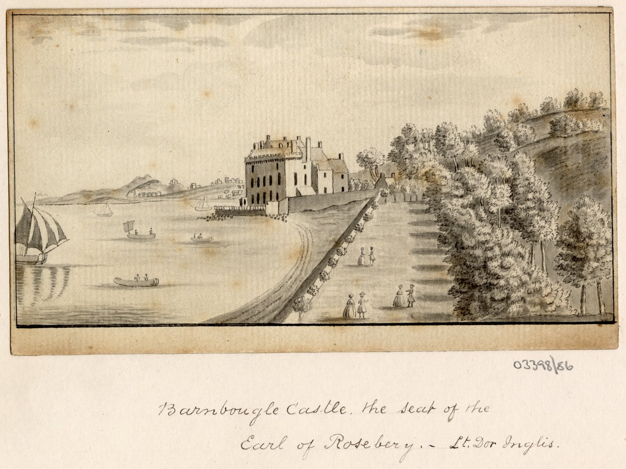 Serie de bocetos, vistas en Gran Bretaña, el continente y América 1772-1778 (acuarela) de British School