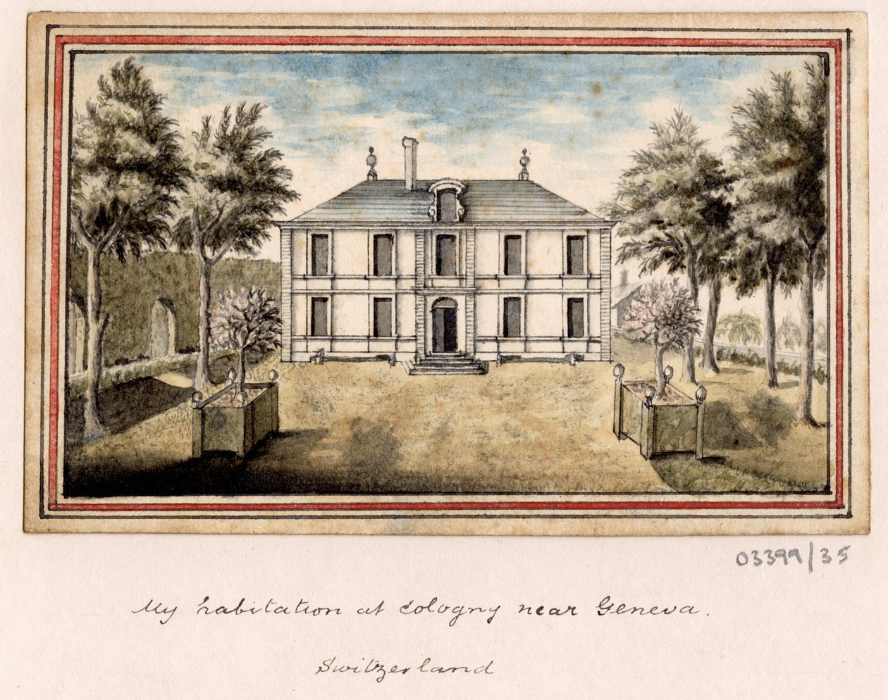A series of sketches, views in Great Britain, the Continent and America 1772-1778 (acuarela) de British School