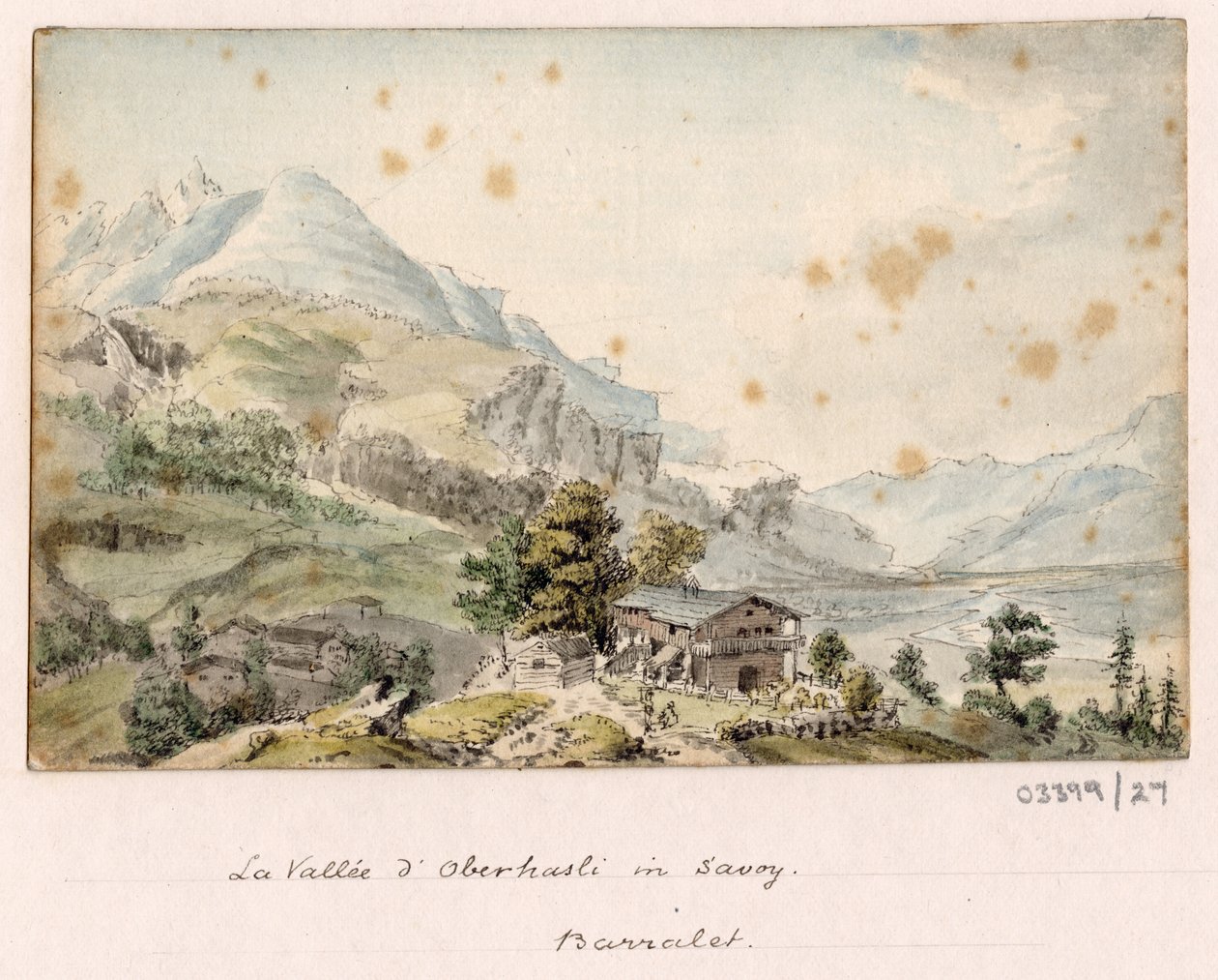 A series of sketches, views in Great Britain, the Continent and America 1772-1778 (acuarela) de British School