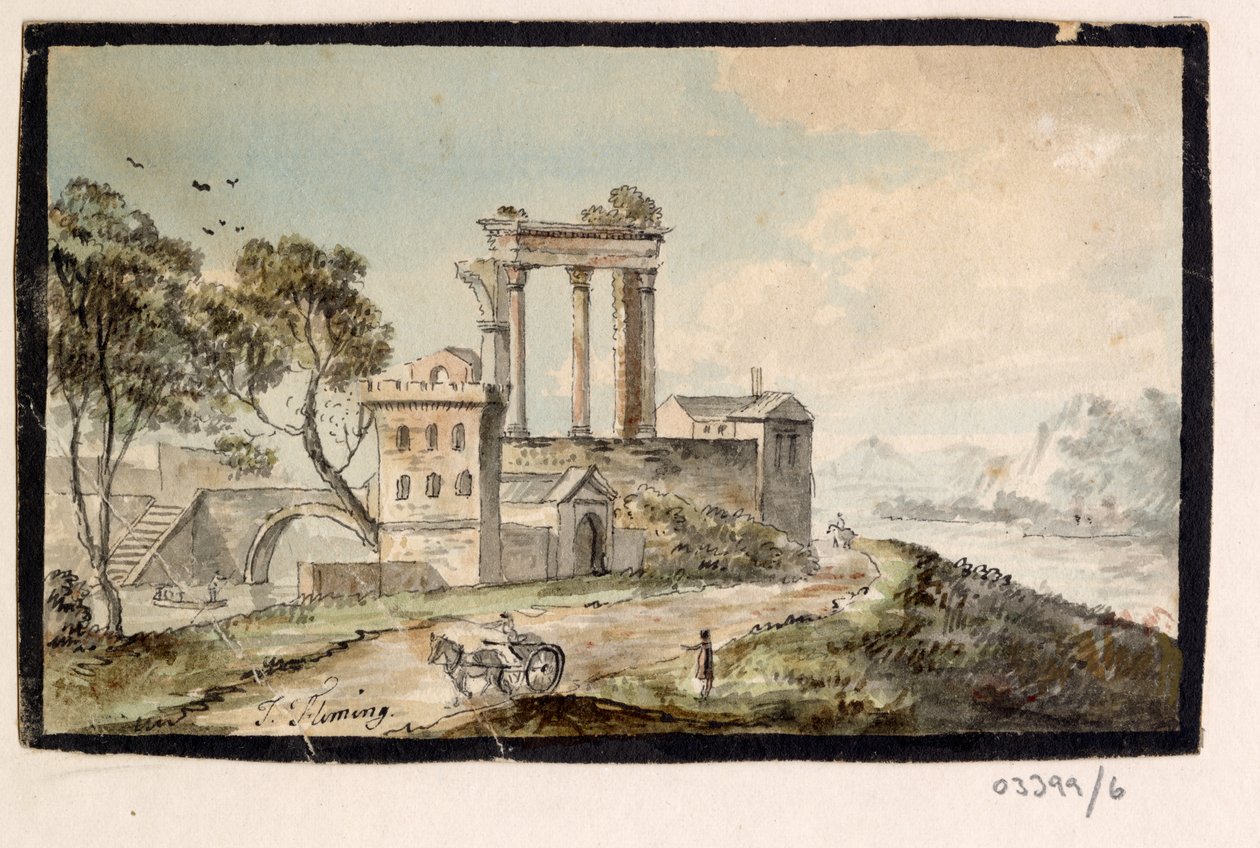 A series of sketches, views in Great Britain, the Continent and America 1772-1778 (acuarela) de British School