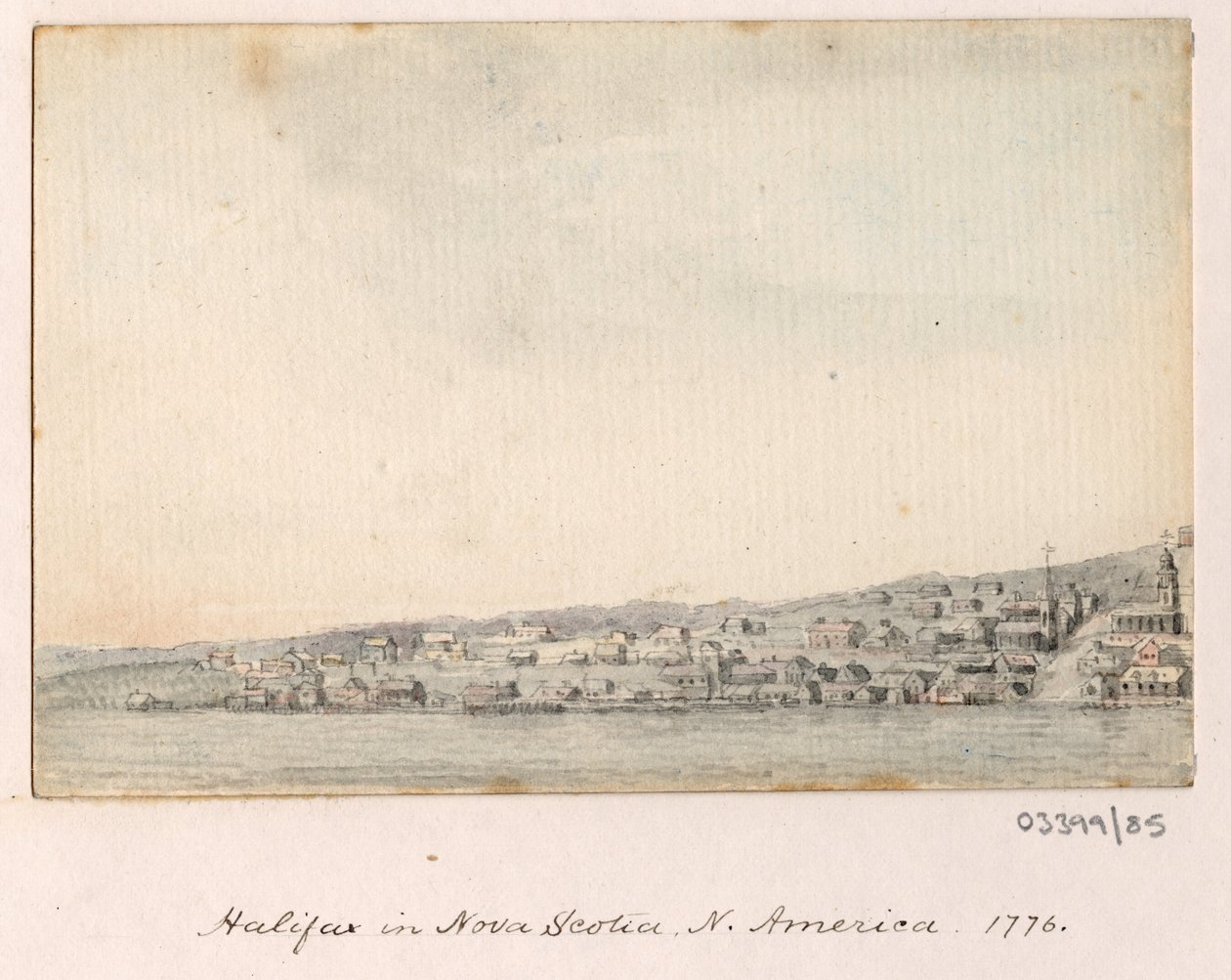 A series of sketches, views in Great Britain, the Continent and America 1772-1778 (acuarela) de British School