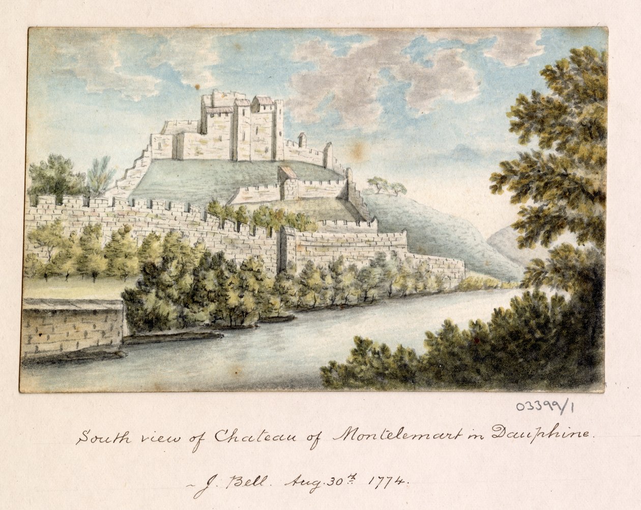 A series of sketches, views in Great Britain, the Continent and America 1772-1778 (acuarela) de British School