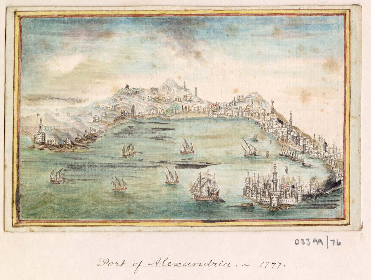 A series of sketches, views in Great Britain, the Continent and America 1772-1778 (acuarela) de British School
