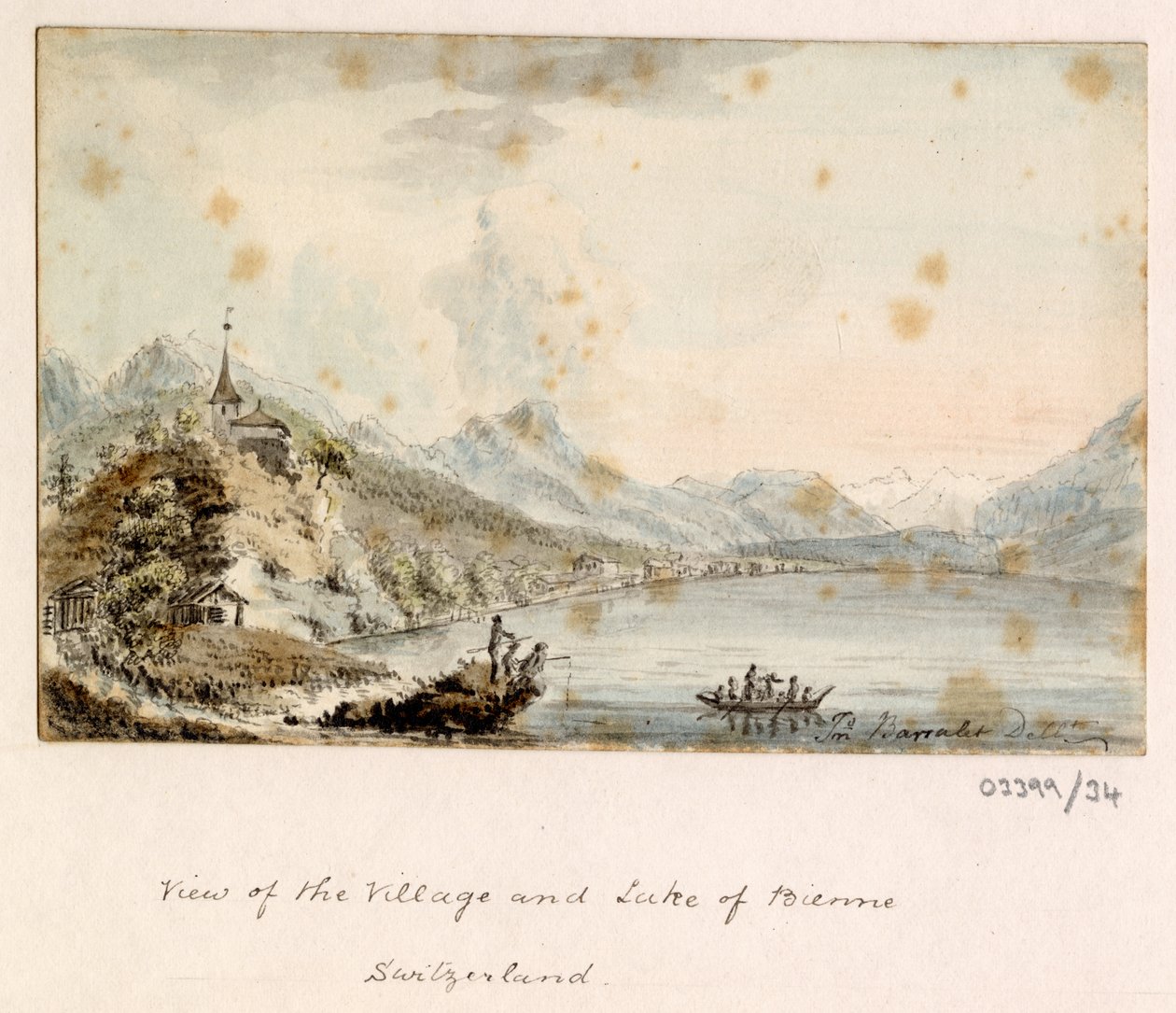 A series of sketches, views in Great Britain, the Continent and America 1772-1778 (acuarela) de British School