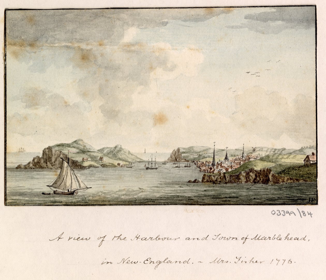 A series of sketches, views in Great Britain, the Continent and America 1772-1778 (acuarela) de British School