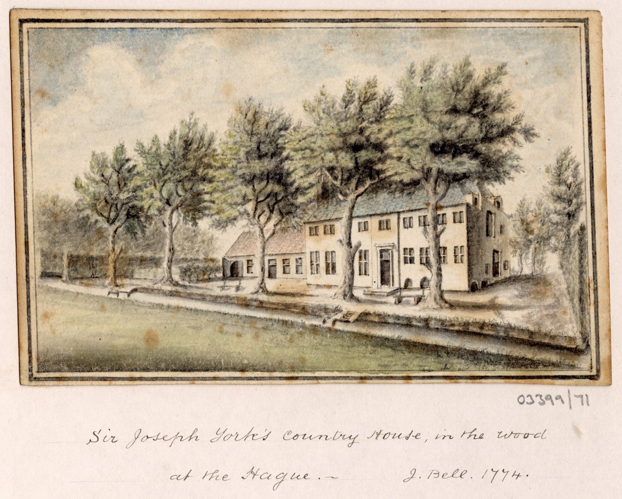 A series of sketches, views in Great Britain, the Continent and America 1772-1778 (acuarela) de British School