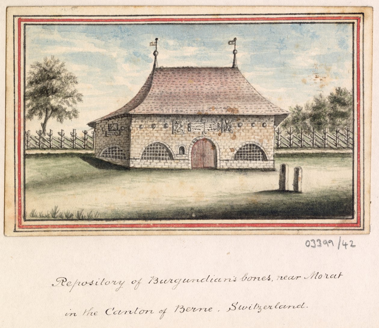 A series of sketches, views in Great Britain, the Continent and America 1772-1778 (acuarela) de British School
