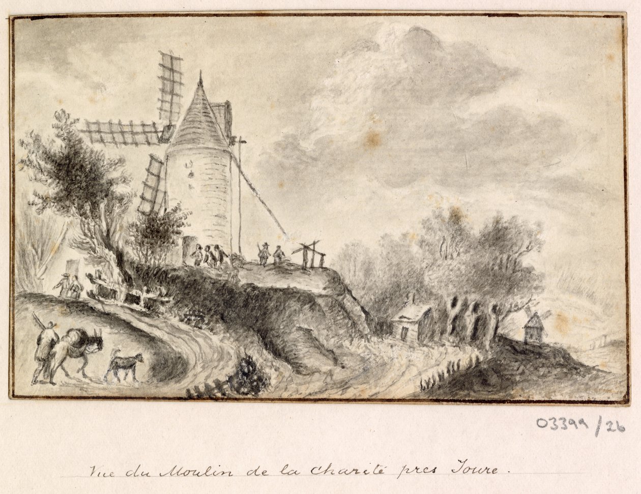 Serie de bocetos, vistas en Gran Bretaña, el Continente y América 1772-1778 (dibujo) de British School