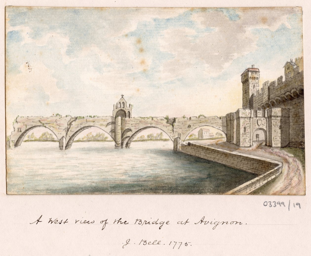 A series of sketches, views in Great Britain, the Continent and America 1772-1778 (acuarela) de British School