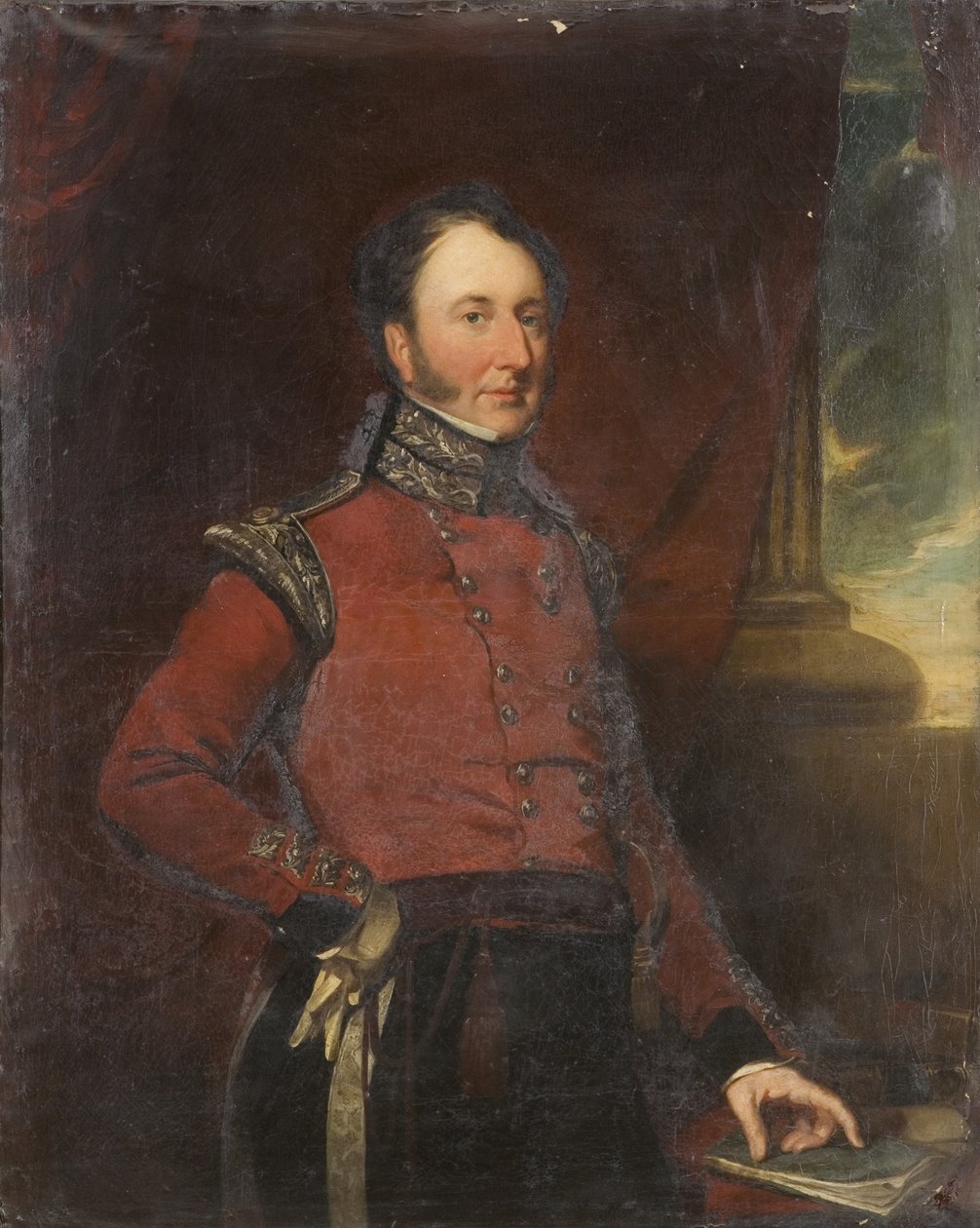 Capitán Henry Charles Harford de Frenchay Lodge (óleo sobre lienzo) de British School