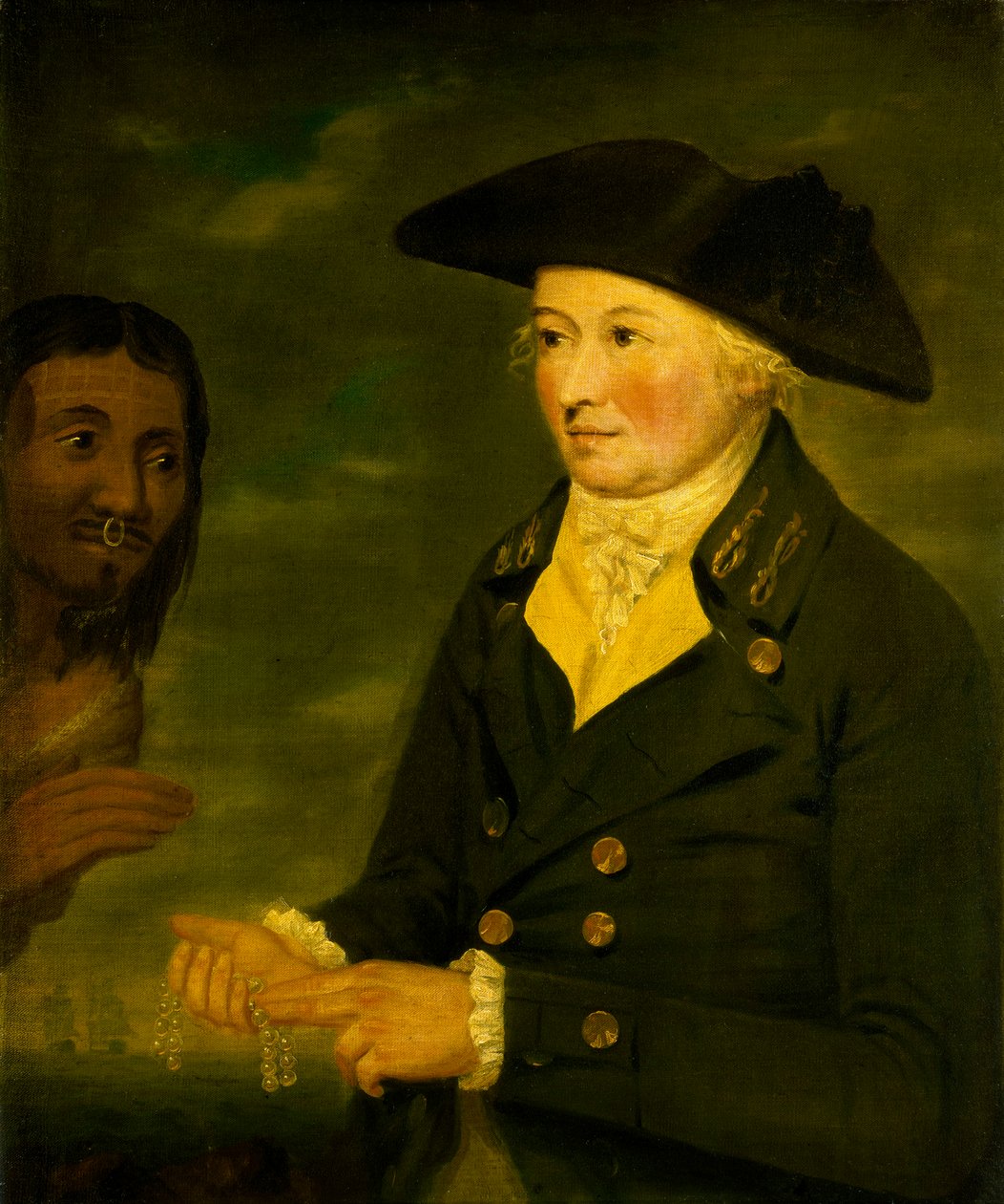 Capitán Nathaniel Portlock (1747-1817), c.1788 (óleo sobre lienzo) de British School