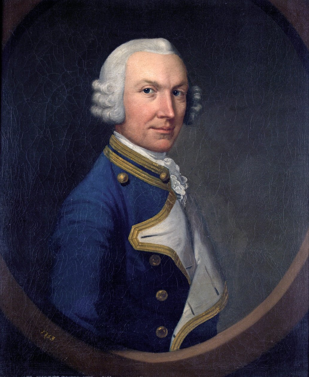 Capitán William Holburne, 1753 de British School