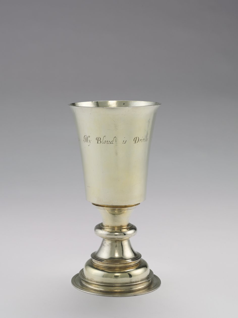 Copa de comunión, fabricada por DR, 1671-1672 de British School