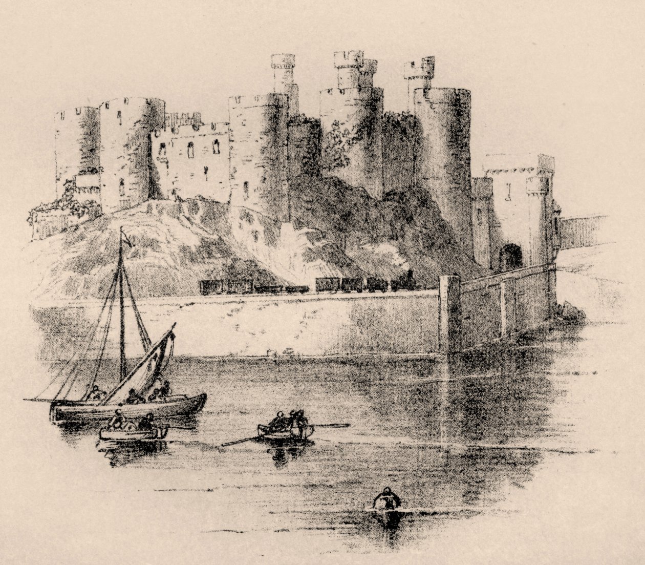 Castillo de Conwy de British School
