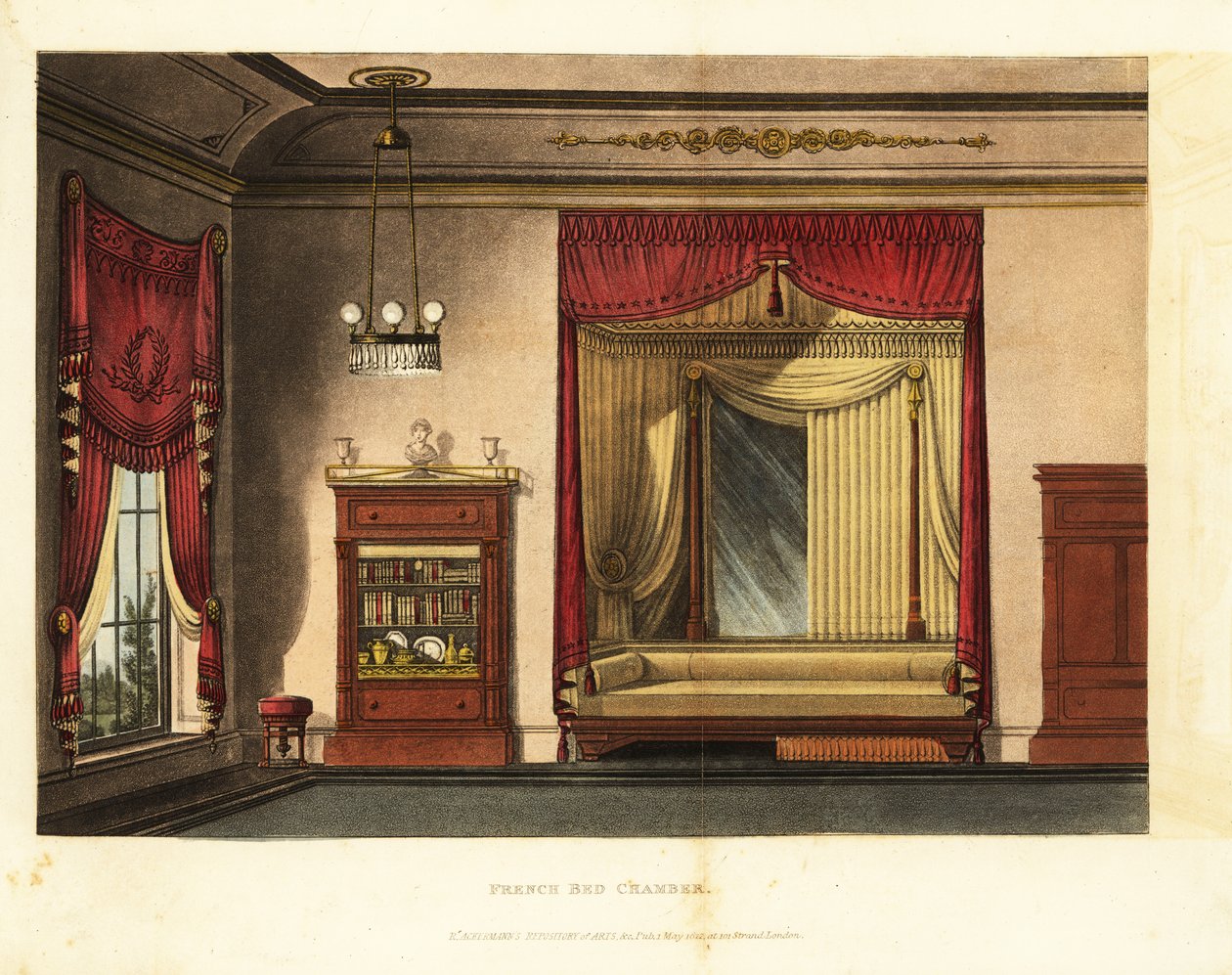 Diseño para una cámara de cama francesa de British School