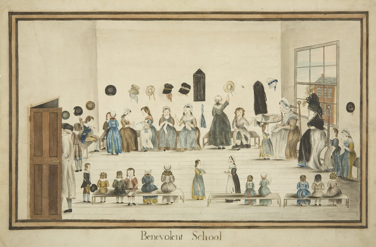 La escuela benévola, c.1795 de British School