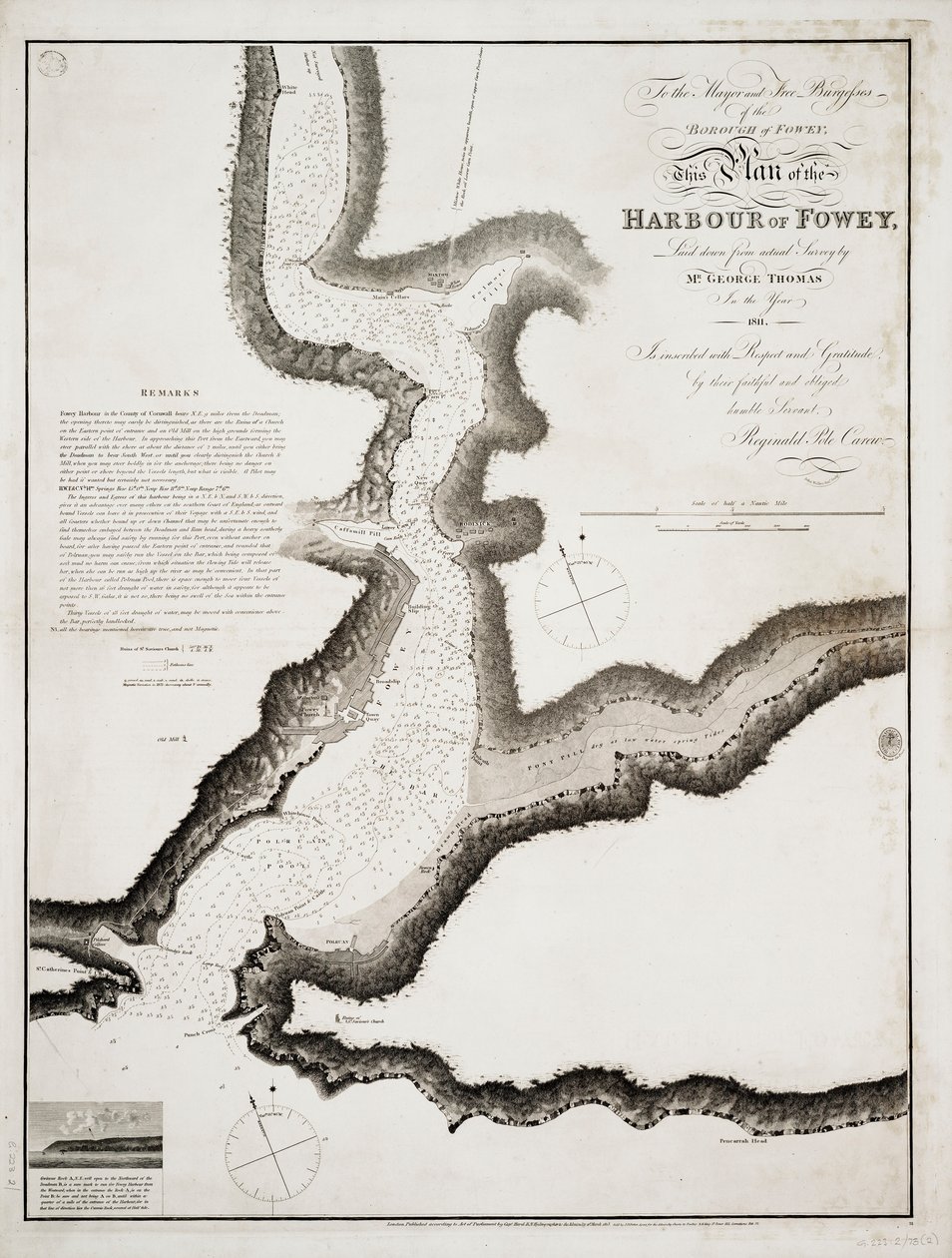 El puerto de Fowey, Cornualles de British School
