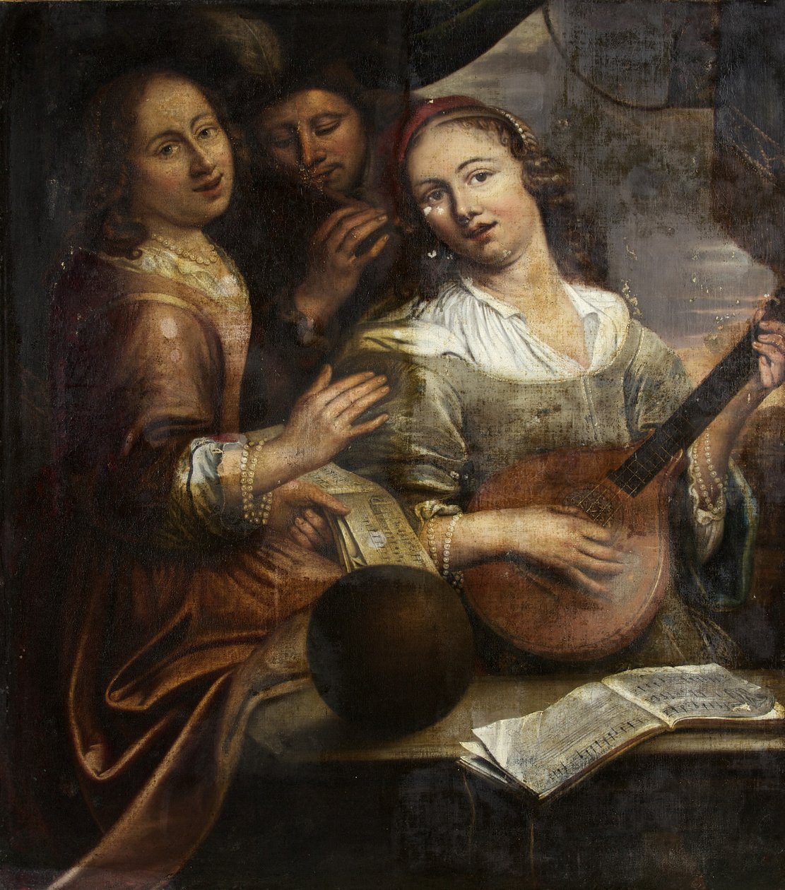 Tres músicos, c.1700 de British School