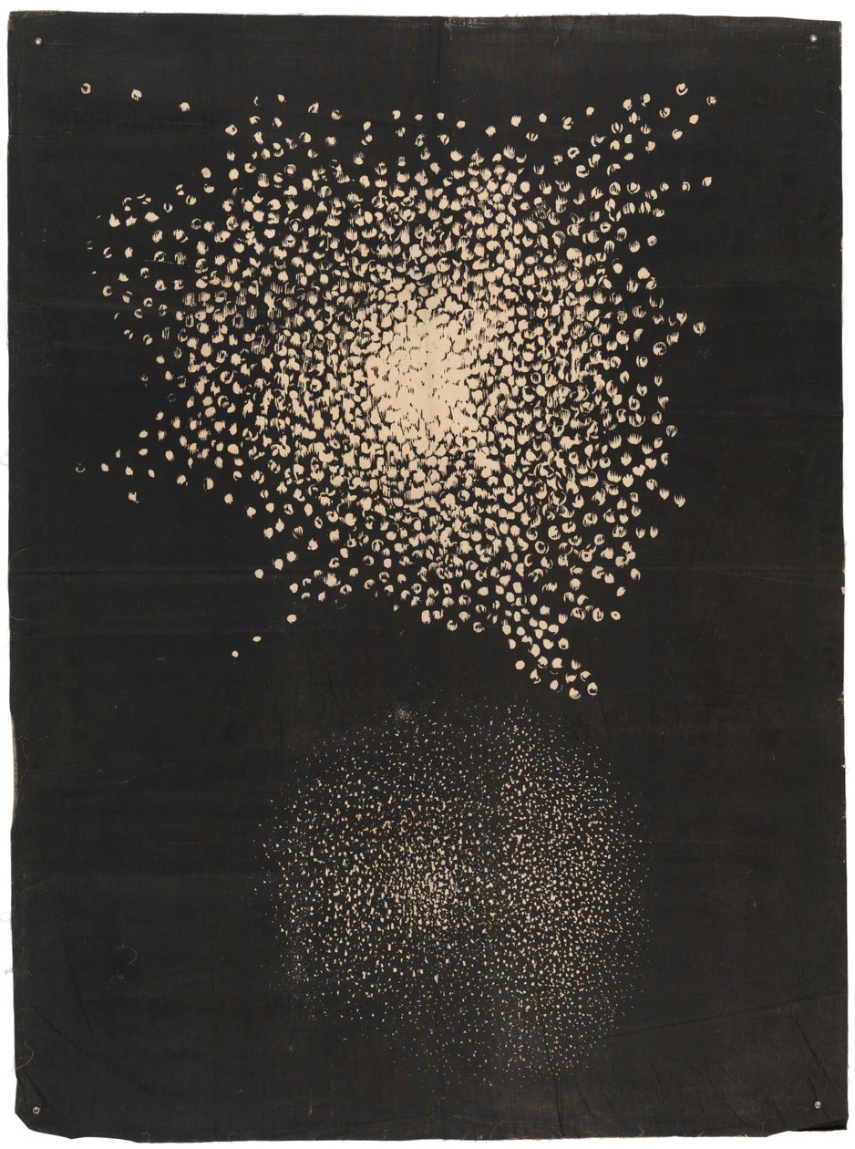 Colgante de pared con dos cúmulos de estrellas de British School