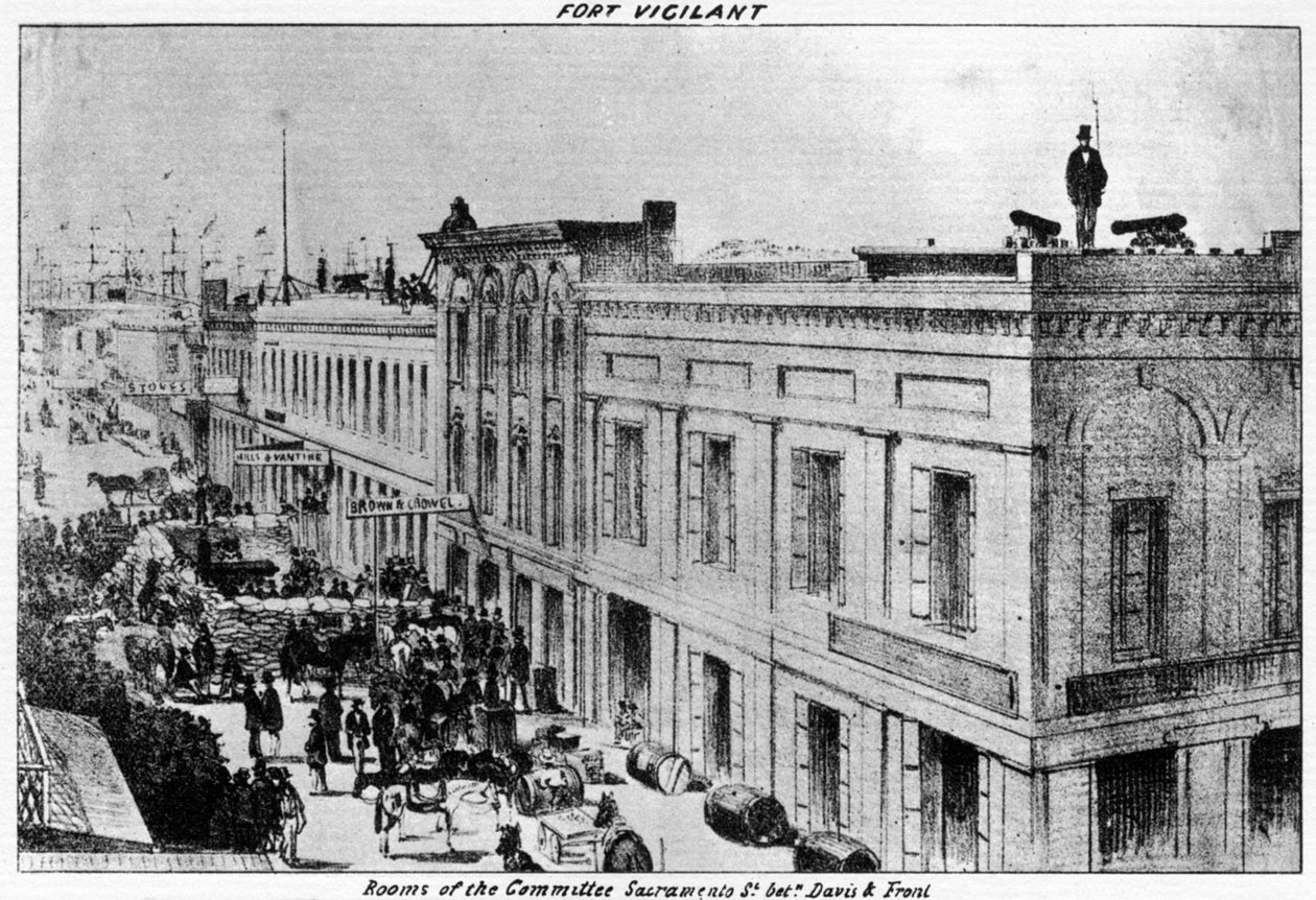 Fuerte Vigilant, Sacramento, California, 1856 1937 de Britton and Rey