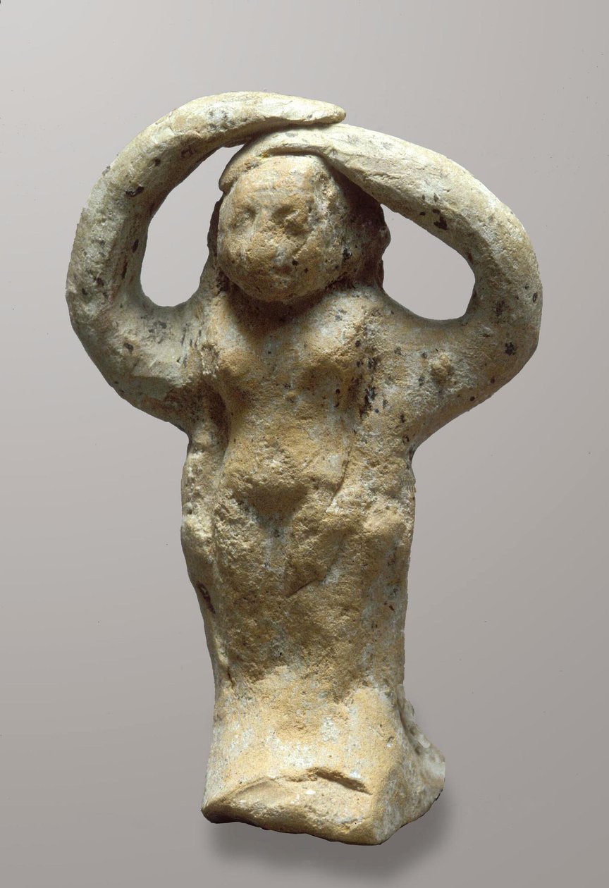 Figurilla de un doliente, de Azor, Israel de Bronze Age