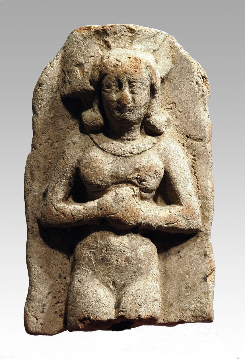 Figurilla de Asera, Cananea, 999-600 a.C. (arcilla) de Bronze Age