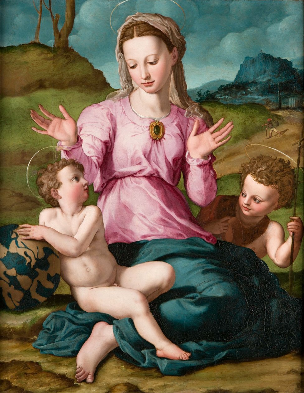 Virgen con el Niño y San Juan Bautista de Bronzino