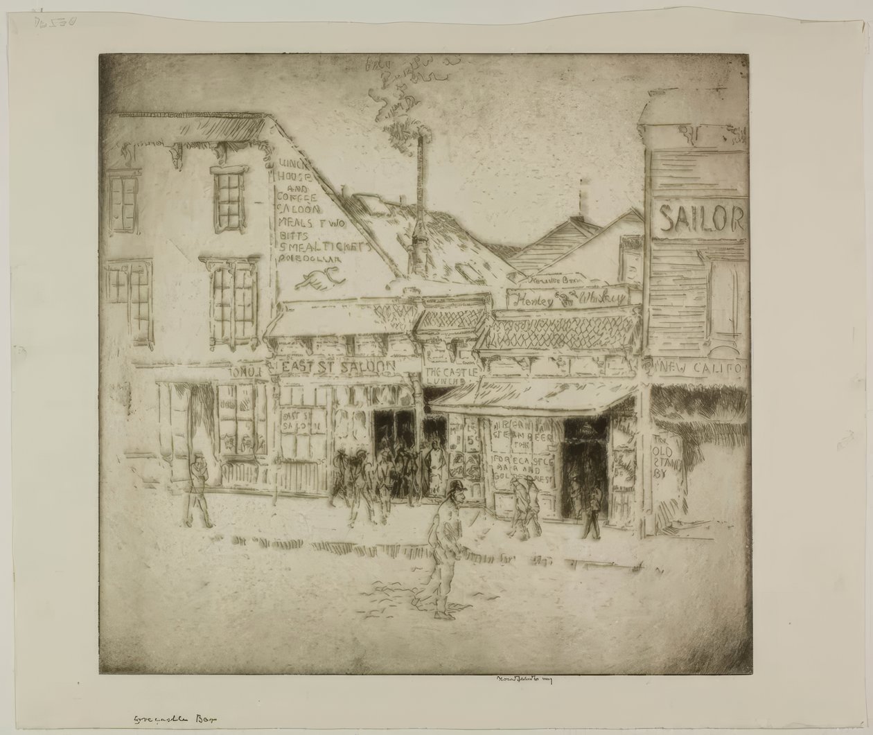 Bar Forecastle de Bror Julius Olsson Nordfeldt