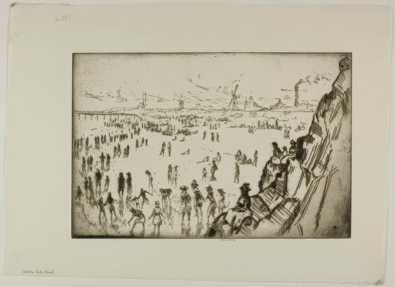 Playa Golden Gate de Bror Julius Olsson Nordfeldt